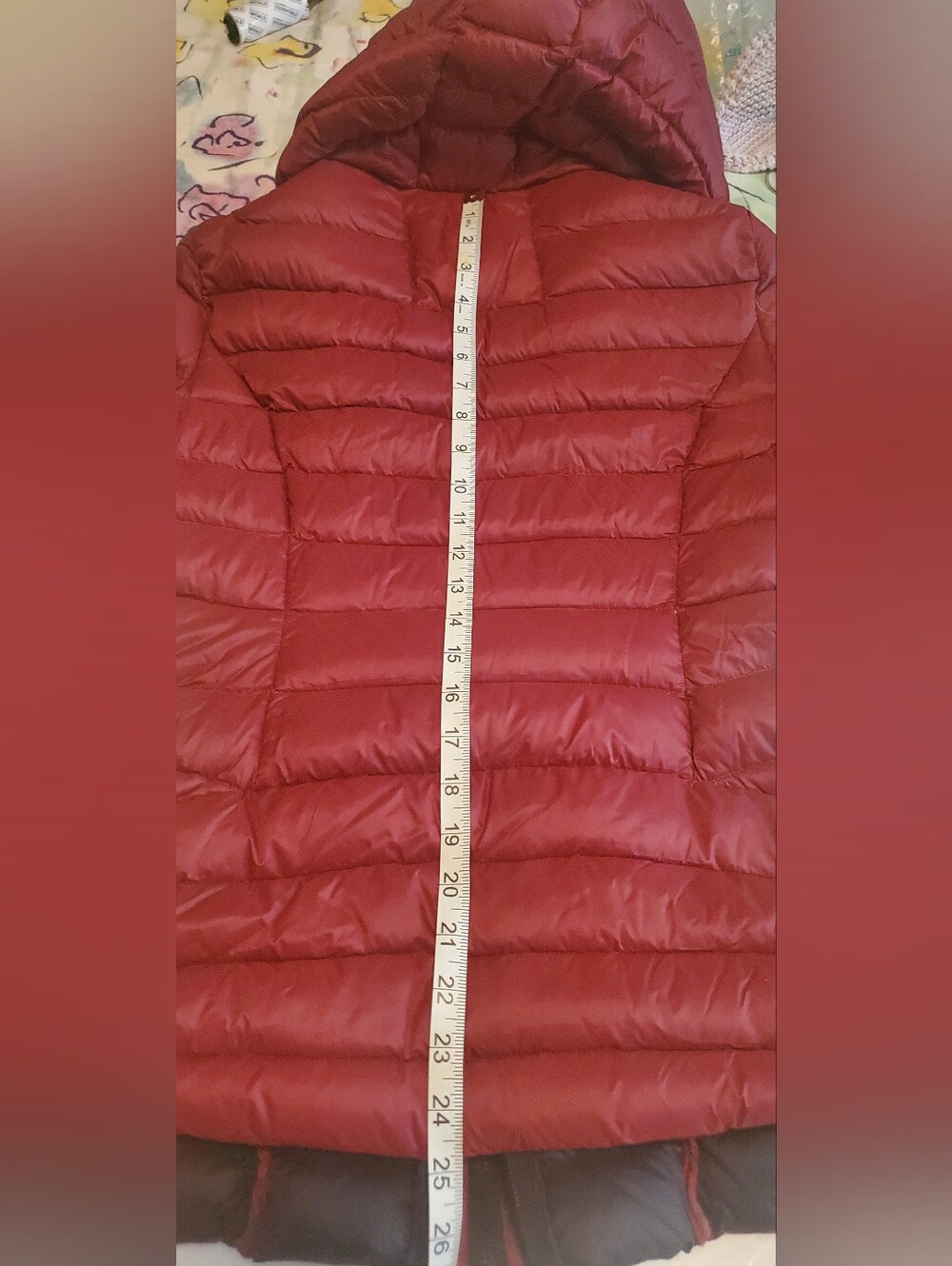 Soia & Kyo Crimson Red Puffer Down Jacket Women's - Picture 12 of 13